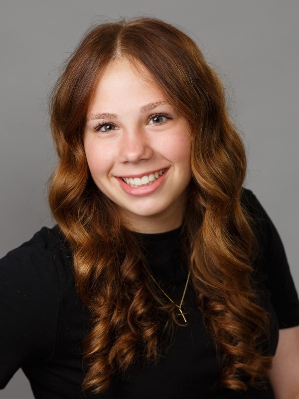 Jones-family-ortho-patient-portrait-6 Young girl smiling