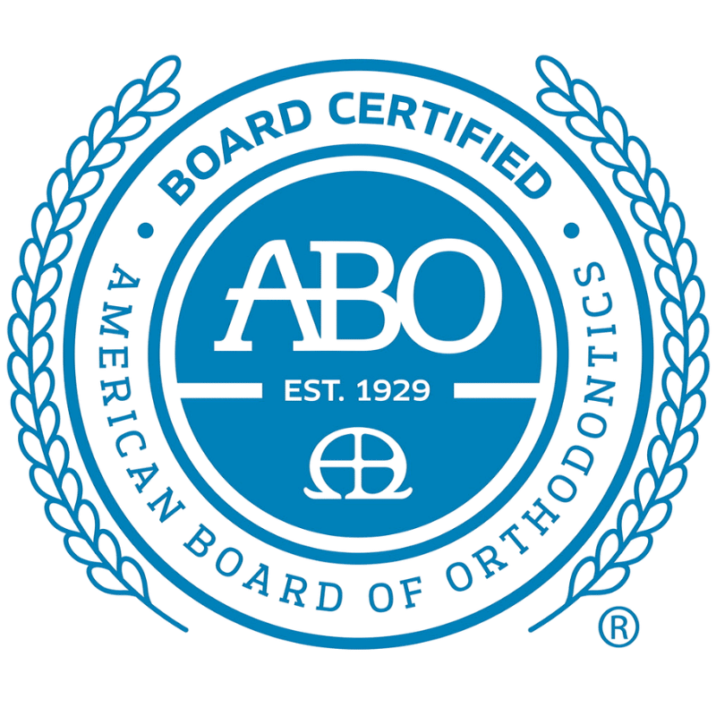 Jones family orthodontics | monroe, wa | invisalign® and braces 2 American board of orthodontists seal in jones family orthodontics branded blue